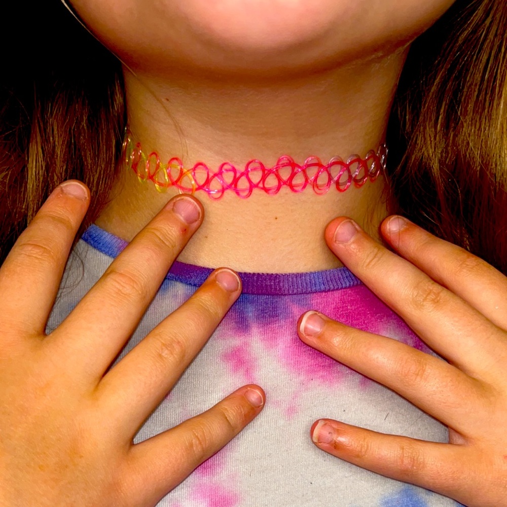 Girls Rainbow Choker